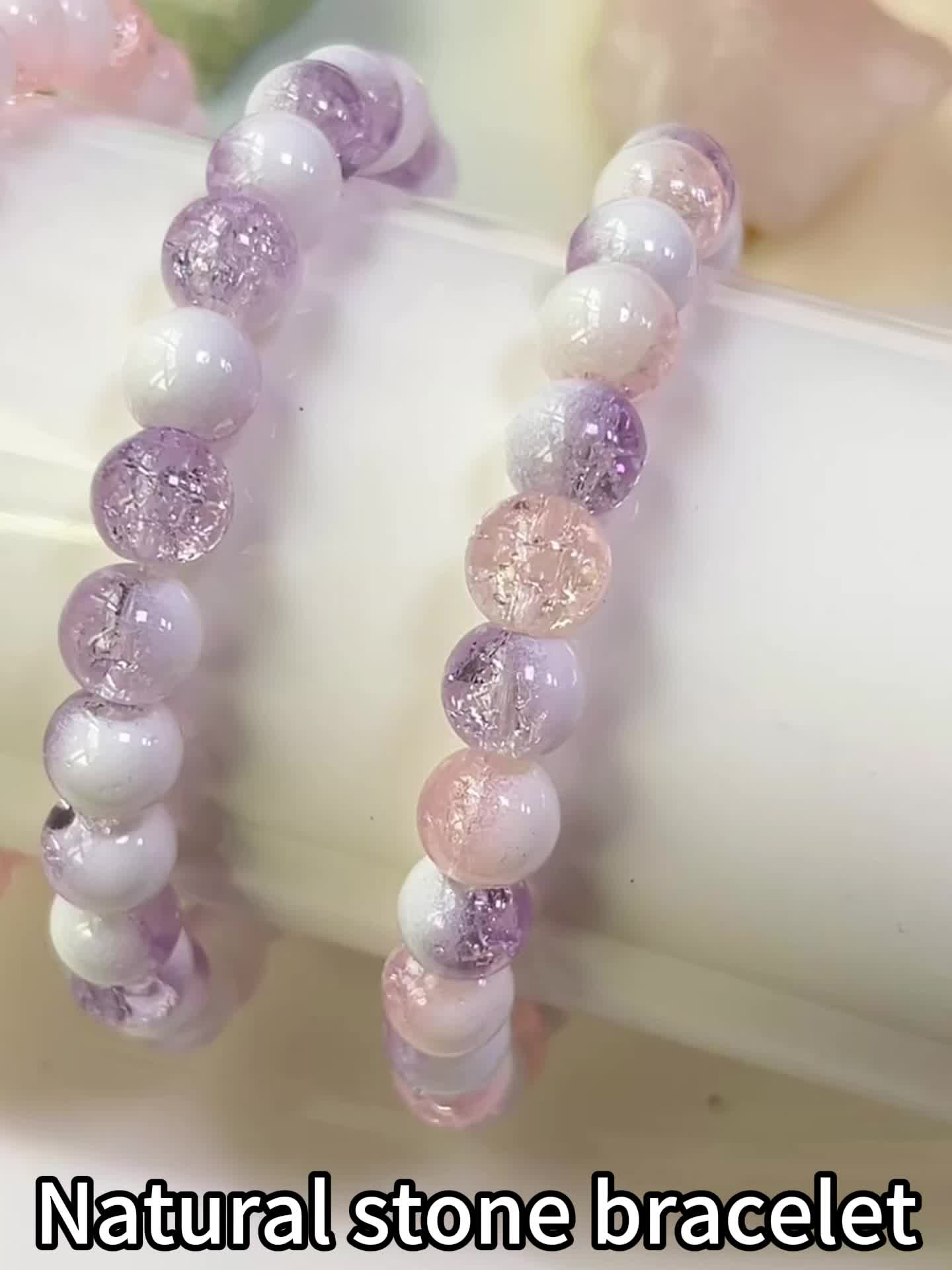 Bohemian Style Glass Bead Bracelet, Everyday Wear